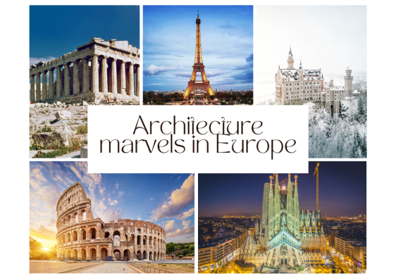 Architecture marvels in Europe